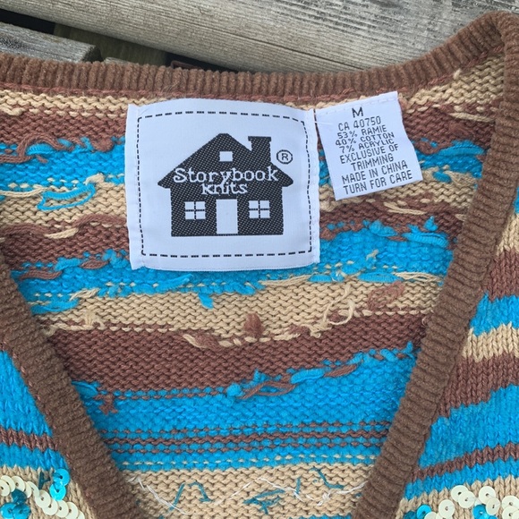 Rare Vintage Storybook Knits Cardigan - Picture 2 of 8